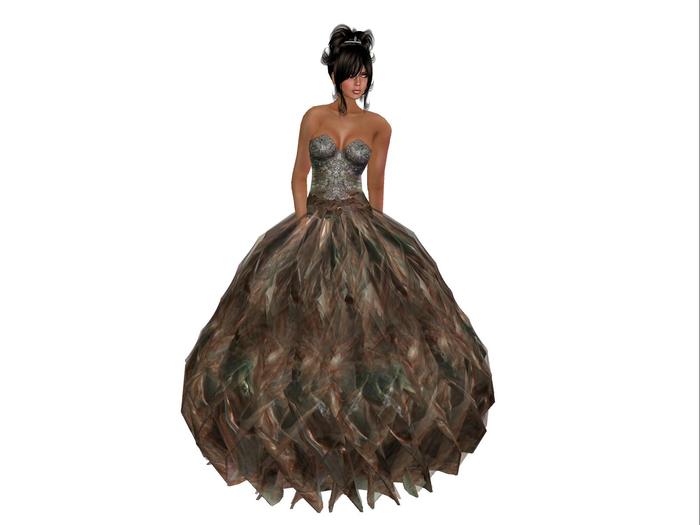 Zennya's CLoset Mystic Brown Gown