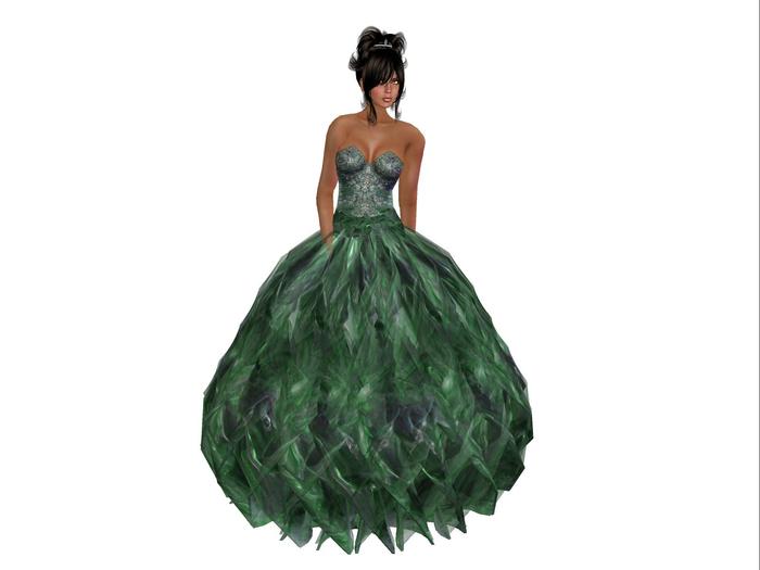 Zennya's Closet Mystic Green Gown
