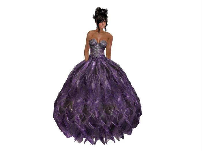 Zennya's Closet Mystic Purple Gown