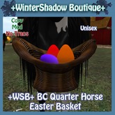+WSB+ BC Quarter Horse Easter Basket (BOXED)