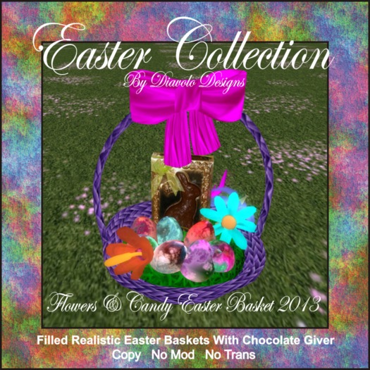 Flowers & Candy Easter Basket 2013