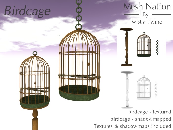 * Mesh Nation * FULL PERMISSIONS Birdcage