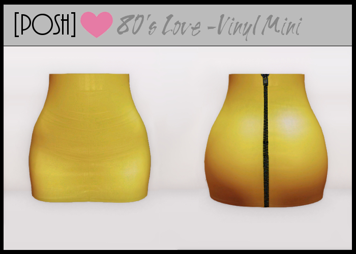 [POSH] 80's Love Vinyl Mini (Butter)