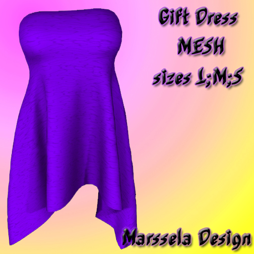 MESH - gift dress purple