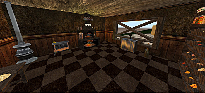 Complete Rustic Kitchen Set