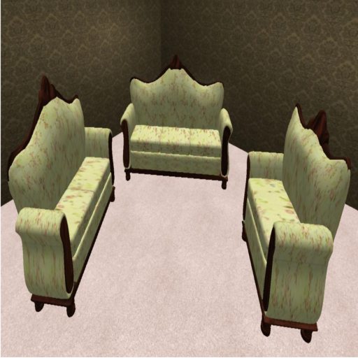 Victorian Living Room Set - Shabby Chic [Boxed]
