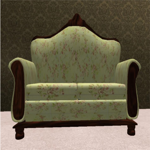 Victorian Love Seat - Shabby Chic