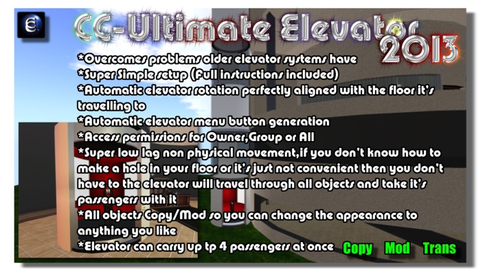 CC-Ultimate Elevator(Builder's Edition) PROMO PRICE