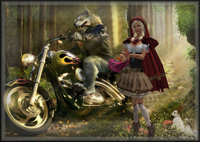 Haute' & Bothered Couture Presents:  "LIL' RED RIDING HOOD" 