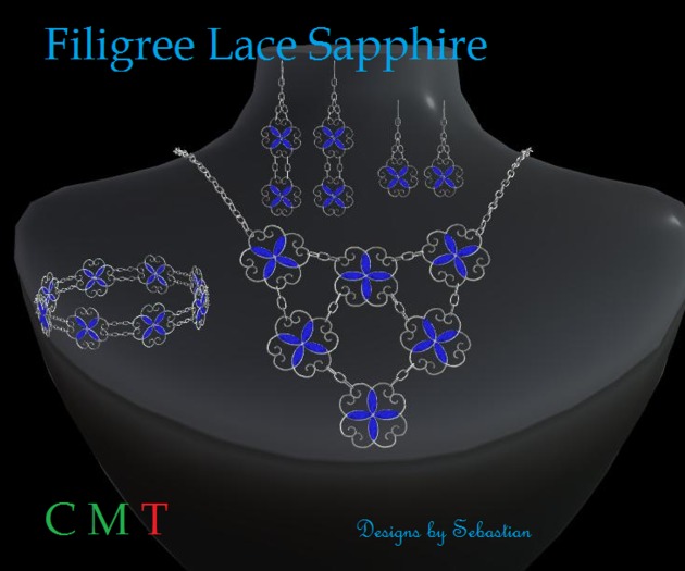 DbS - Filigree Lace Sapphire