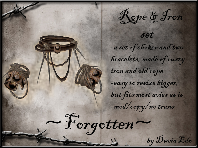 ~Forgotten~ Rope&Iron