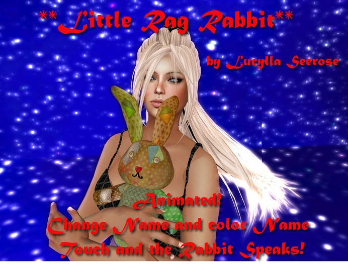 BOX **Little  Rag Rabbit** (T.) by Lucylla Seerose