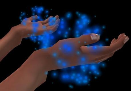 Second Life Marketplace - Simple Fairy Dust Hands BLUE