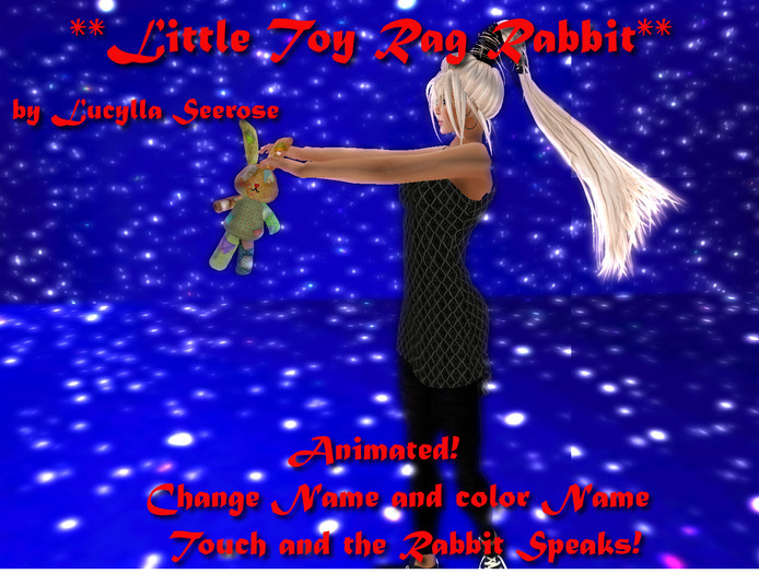 BOX **Little Toy Rag Rabbit** (T.) by Lucylla Seerose
