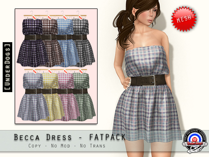 [UnderDogs] - Becca Dress - FatPack - Mesh 