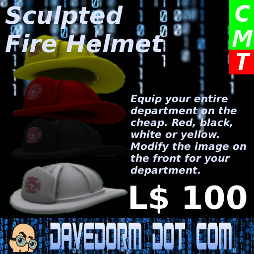 White Fire Helmet