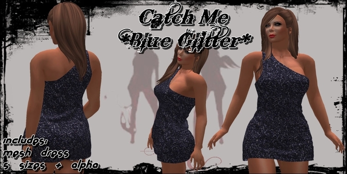 ^WSC^ Catch Me *Blue Glitter* {Mesh}