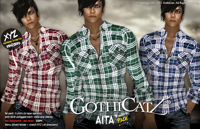 >>GothiCatz<< Aita Shirts (RGB)