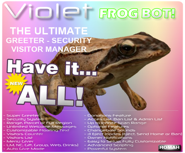 BROWN FROG BOT - The Ultimate Greeter & Visitor Manager