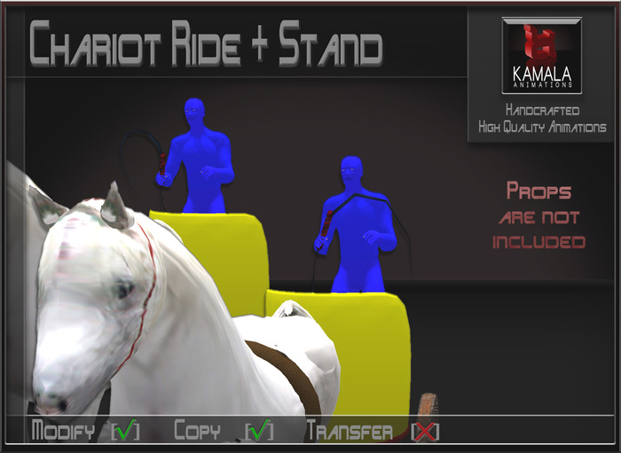 Vehicles *Chariot Ride + Stand* Copyable Poseballs