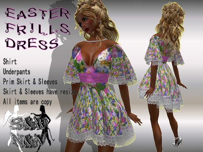 N&N EASTER FRILLS DRESS