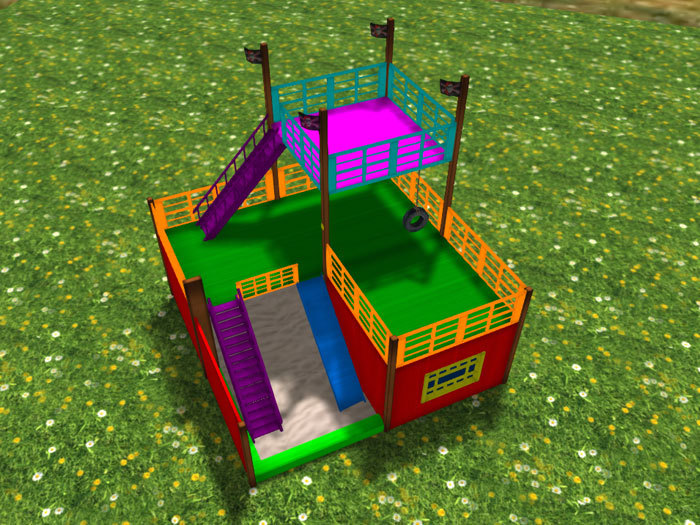 Pirate fortress color