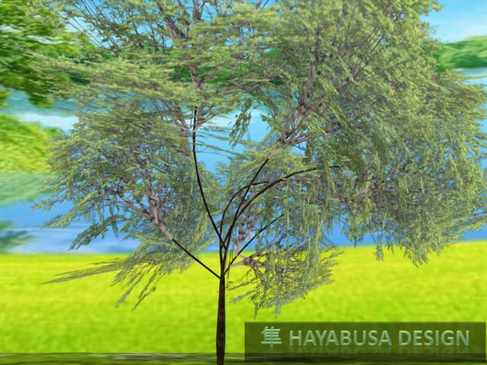 1 Prim TRUE Plant - Shrub, True 3D Trunk, True Foliage, Copy&Modify Spring Summer