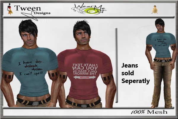 Tween Designs !!!.......2 T-Shirt Fun  blue/red