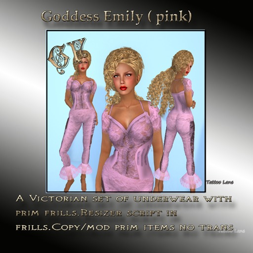 Goddess Emily pink