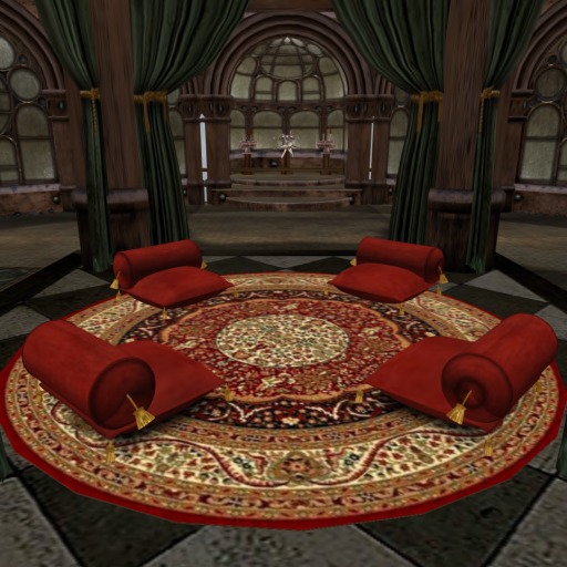 Zen Bolster Floor Cushions & Changeable Rug - MEDITATION (B)