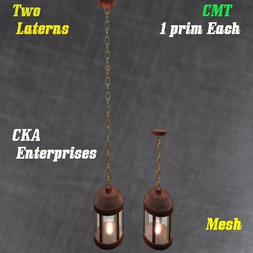 Two lanterns 32813       D