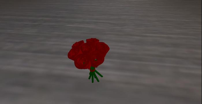 7 LONG STEM ROSES worn on right hand