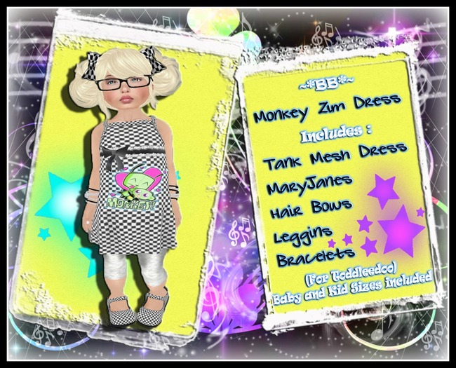 ~*BB*~ Monkey Zim Dress (TD)