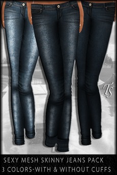Second Life Marketplace - TS-Skinny jeans-Fades