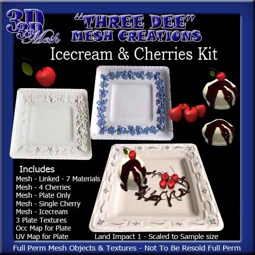 TD Mesh Icecream & Cherries Kit