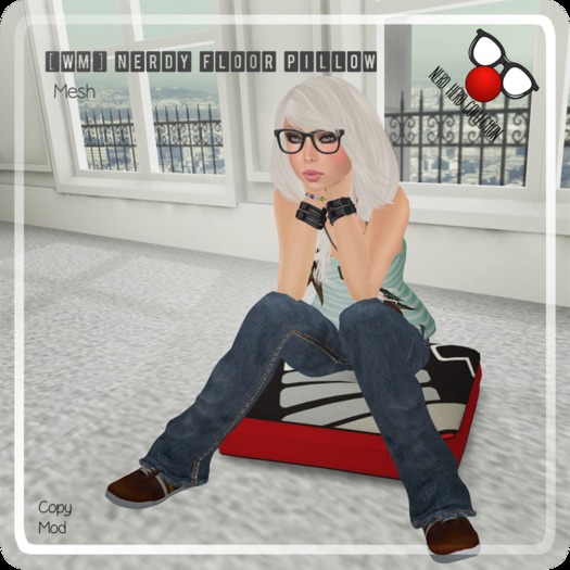 [WM] Nerdy Floor Pillow (Gamer)v1 (Crate)