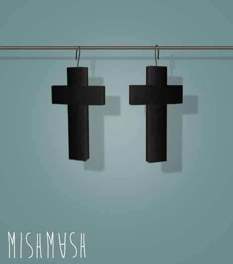 MishMash - Crucifix earrings