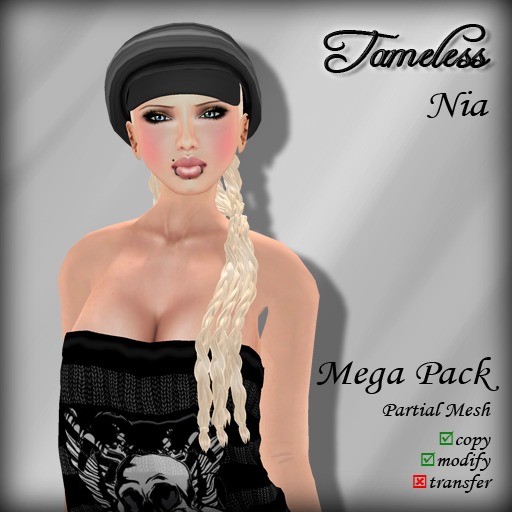 Tameless Hair Nia (MESH) - Mega Pack
