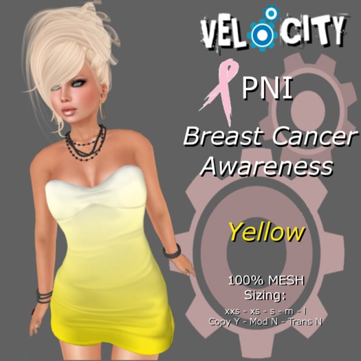 VELOCITY PNI Yellow Tube Dress