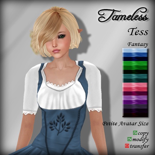 Tameless Hair Tess (petite) - Fantasy