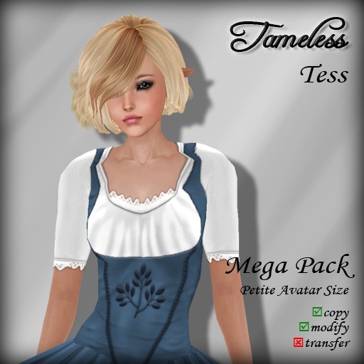 Tameless Hair Tess (petite) - Mega Pack