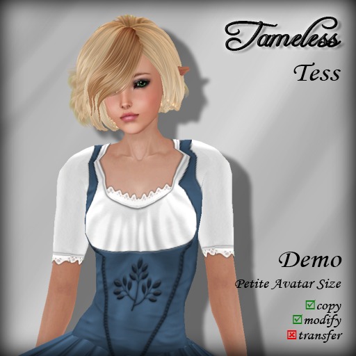 *NEW RELEASE* Tameless Hair Tess (petite) - DEMO
