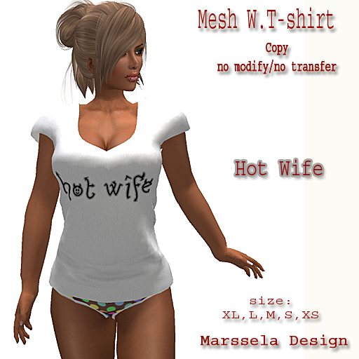 MESH - T-shirt Hot Wife