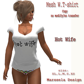 MESH - T-shirt Hot Wife