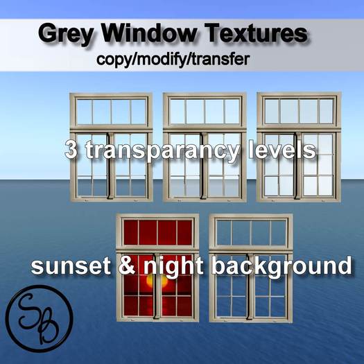 grey window textures