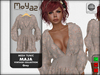 Maja mesh tunic grey