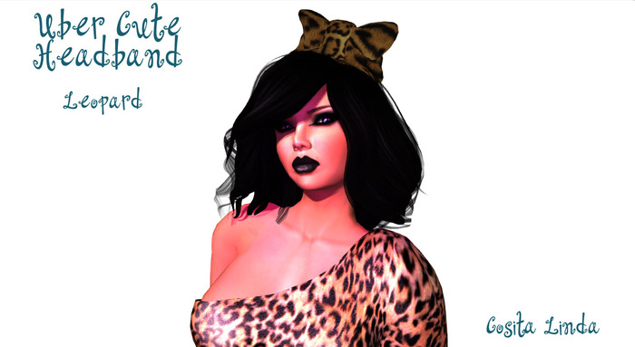 Cosita Linda Uber Cute Leopard Print Headband