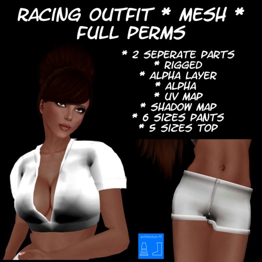 Racing Full Outfit * mesh * creators set