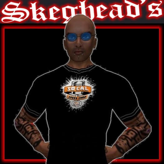 BLACK SHORT SLEEVE HOT ROD ROCKER SHIRT 002