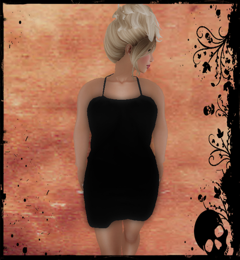 *MM* Halter Dress Black